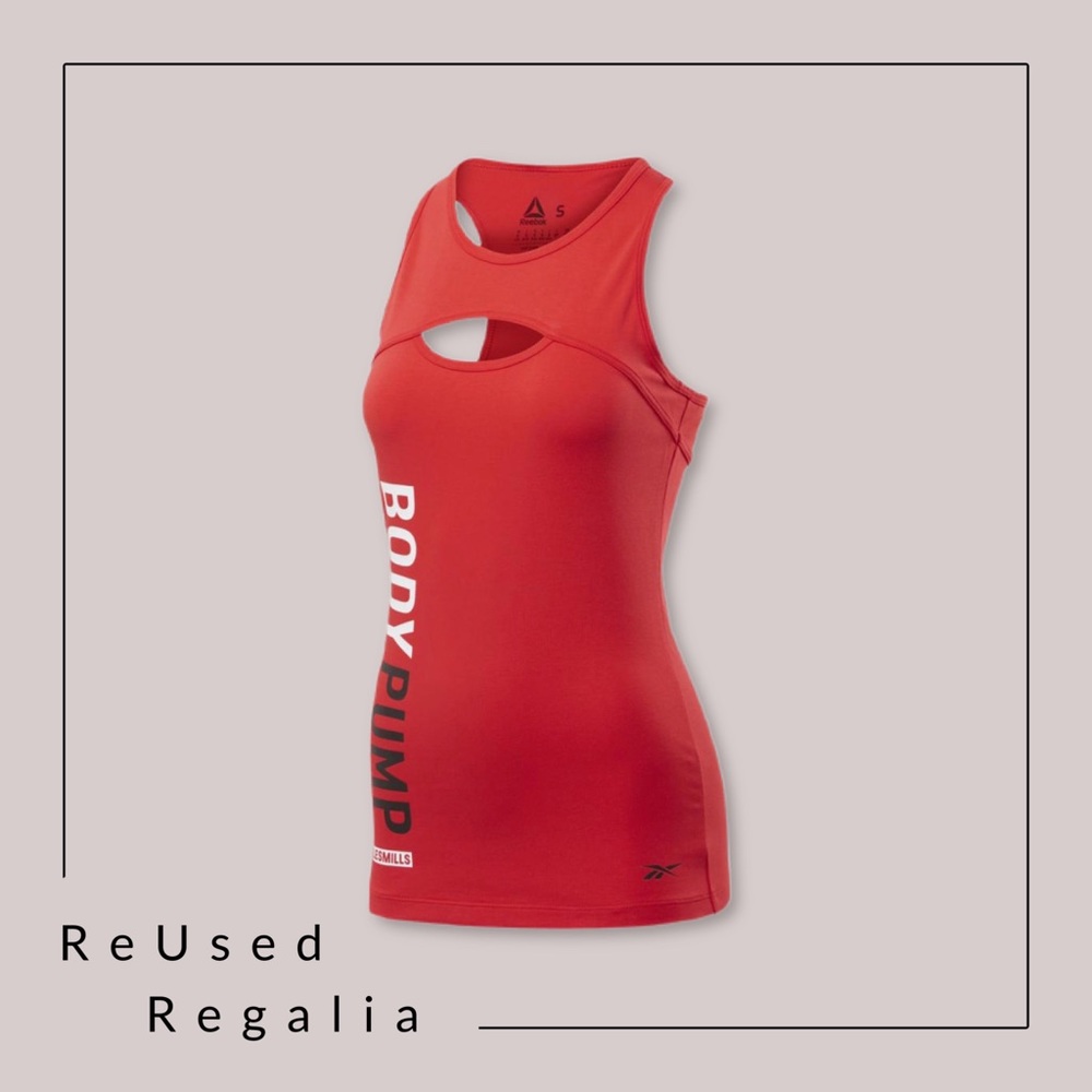 Reebok Les Mills Body Pump Red Tank Activewear